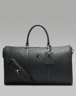 新品 Jordan Brand Monogram Duffle Bag Grey Jordan Monogram Duffle Bag (Dark Smoke Grey) - 20L, 40L